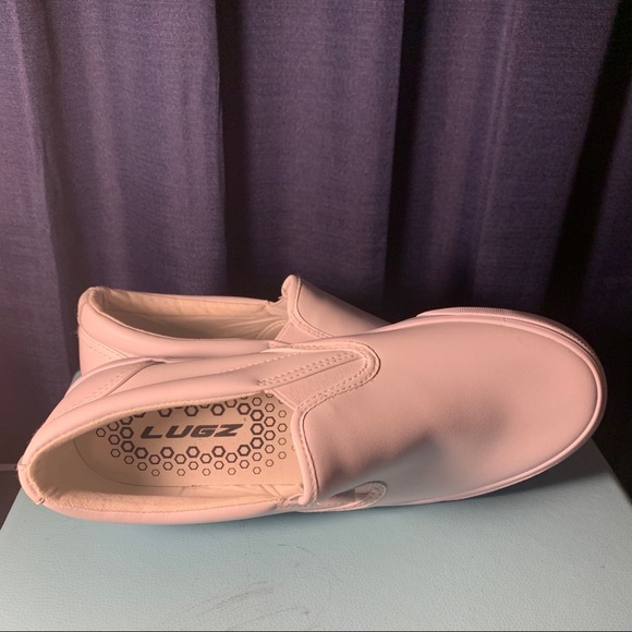 White Lugz size 10 never worn slip on sneakers - Picture 6 of 8
